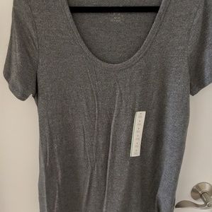Gray Basic T-shirt